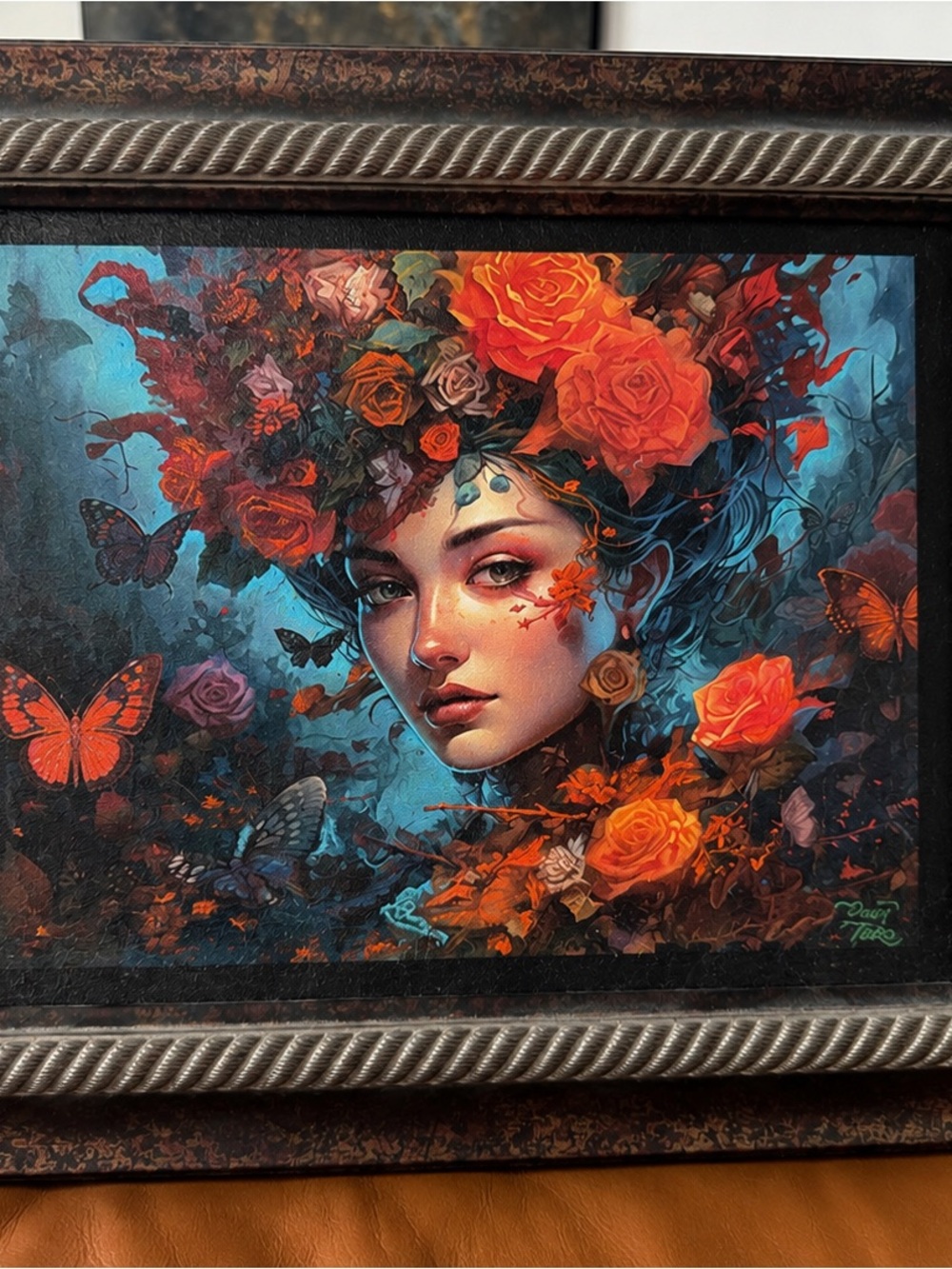 Alberto Quintero “Spiritual Frida” – Signed & Framed (18” x 15”)